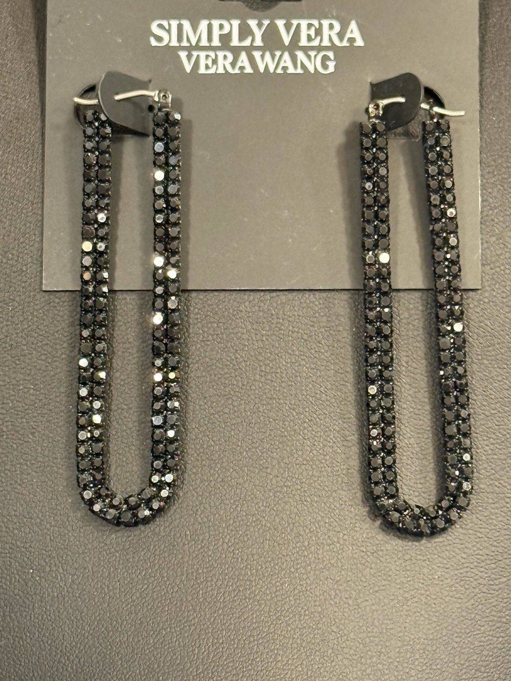 Black Stone Earrings